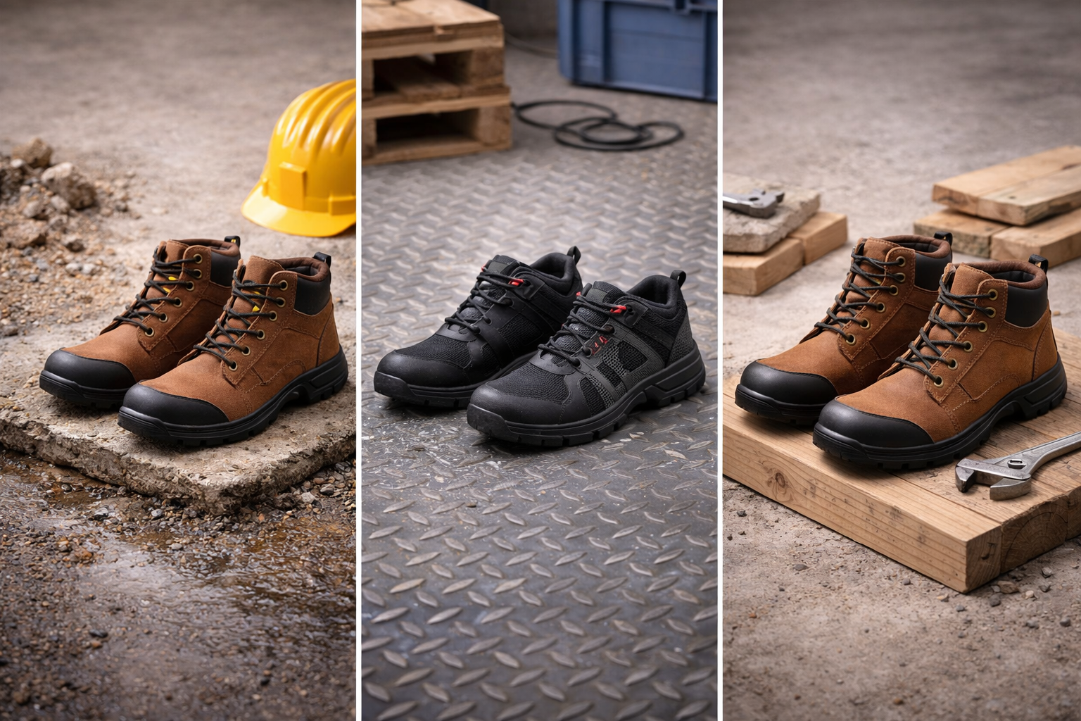 Best Safety Footwear for Construction, Warehousing & Trades