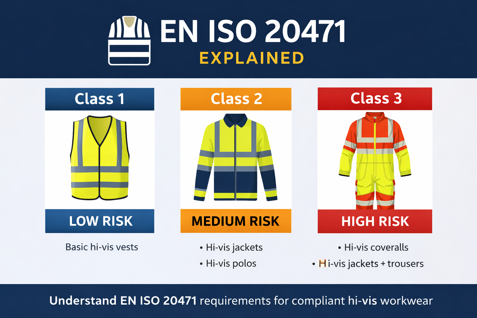 EN ISO 20471 Explained: Hi-Vis Classes, Requirements & Employer Responsibilities (UK)