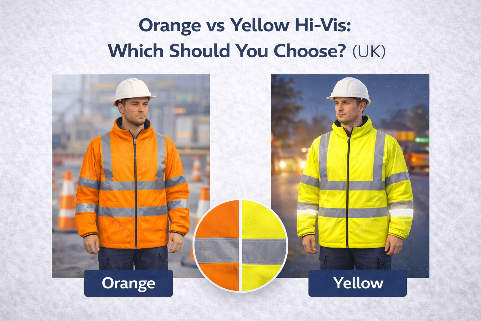 Orange vs Yellow Hi-Vis: Which Should You Choose? (UK)