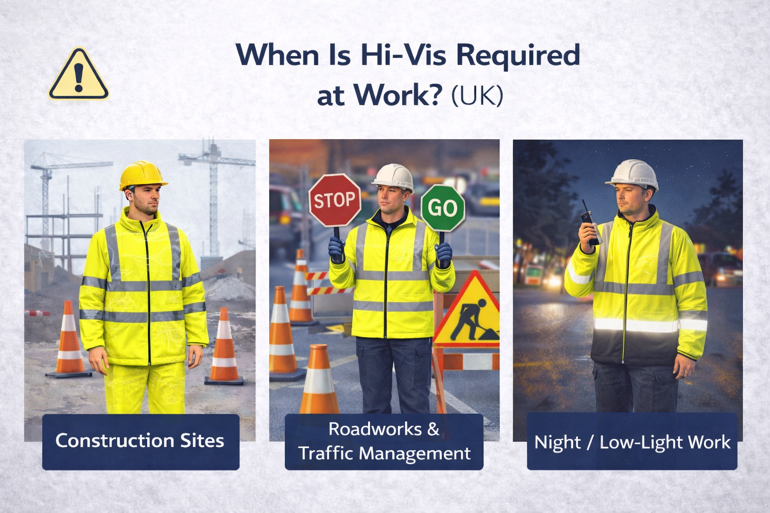 When Is Hi-Vis Clothing Required at Work? (UK)