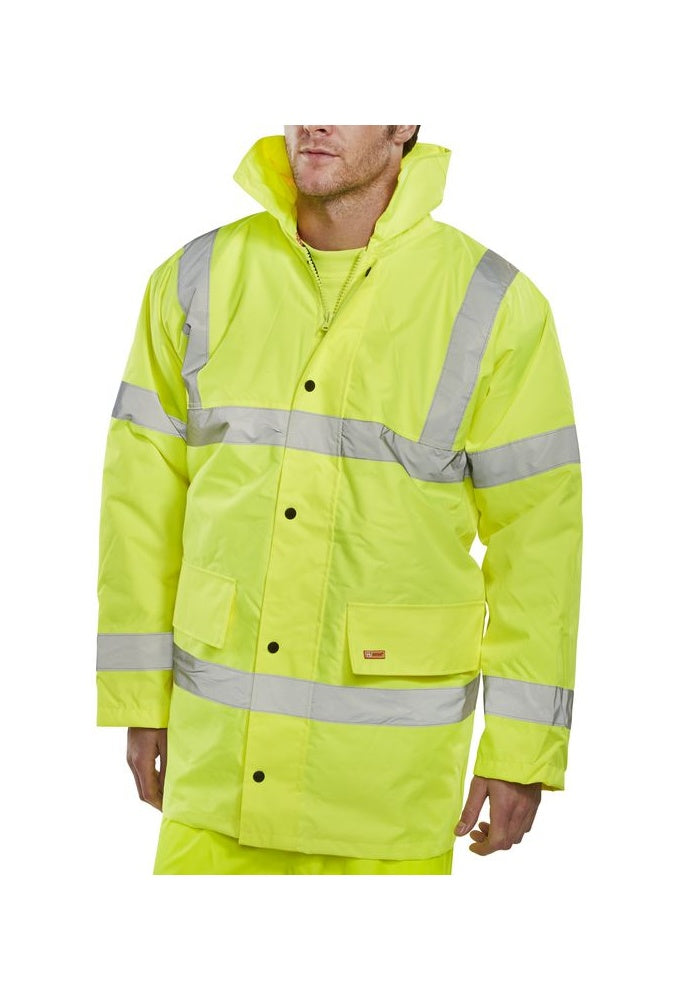 CTJENG Beewsift Constructor Padded Rainproof Traffic Jacket (Small To 6XL) 2 COLOURS RIS 3279 Orange Only
