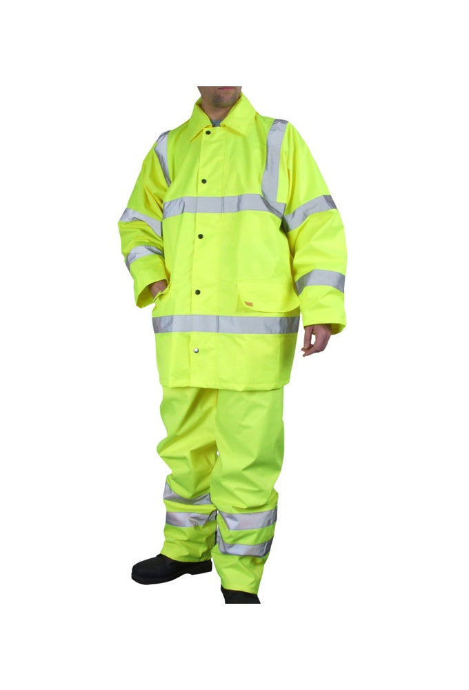 TS8 Beeswift Hi Visibility Light Weight Wterproof Suit (Small To 6XL)