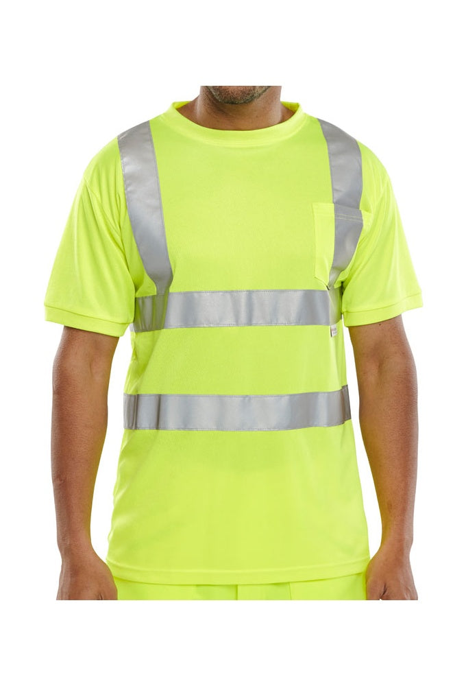 BSCNTSEN Seen Hi-Visibility T- Shirt (Small To 5XL) 2 COLOURS