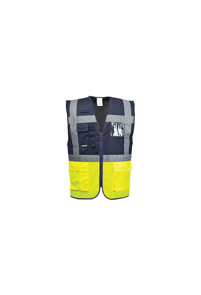 C276 Portwest Hi Vis Exceutive Vests (Paris) (Small To 3XL) 3 COLOURS
