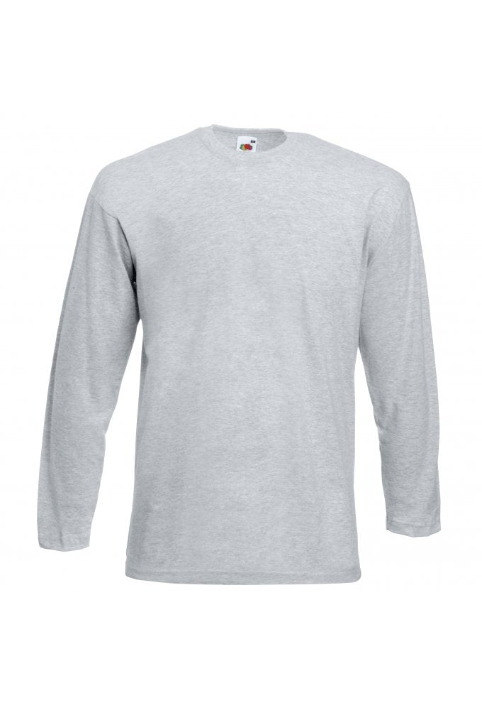 SS032 Valueweight Long Sleeve T-Shirt (Small To 2XL) 8 COLOURS