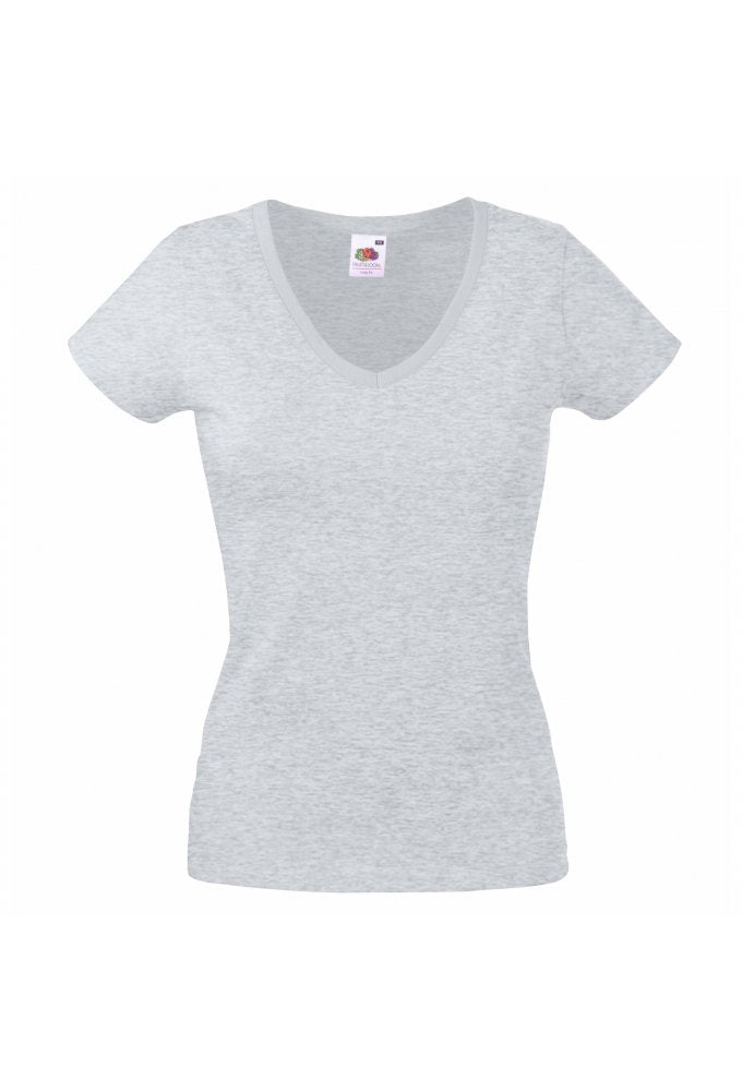 SS047 Ladys Fit ValueWeight V-Neck T-Shirt (XSmall To 2XL) 7 CLOURS