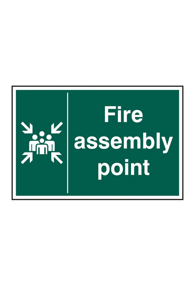 BSS12029 Fire Assembly Point Sign PVC Version