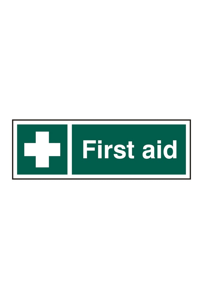 BSS12051 First Aid Sign PVC Version