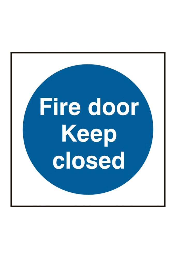 BSS11342 Fire Door Keep Closed Sign Vinyl Version