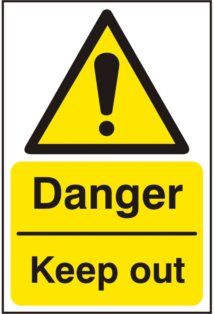BSS11228 Danger Keep Out Sign PVC Version