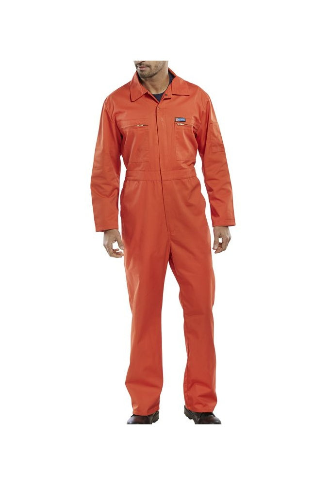 PCBSHW Beeswift Poly Cotton BoilerSuit With Kneepad Pockets (36 to 54 Chest) 5 COLOURS