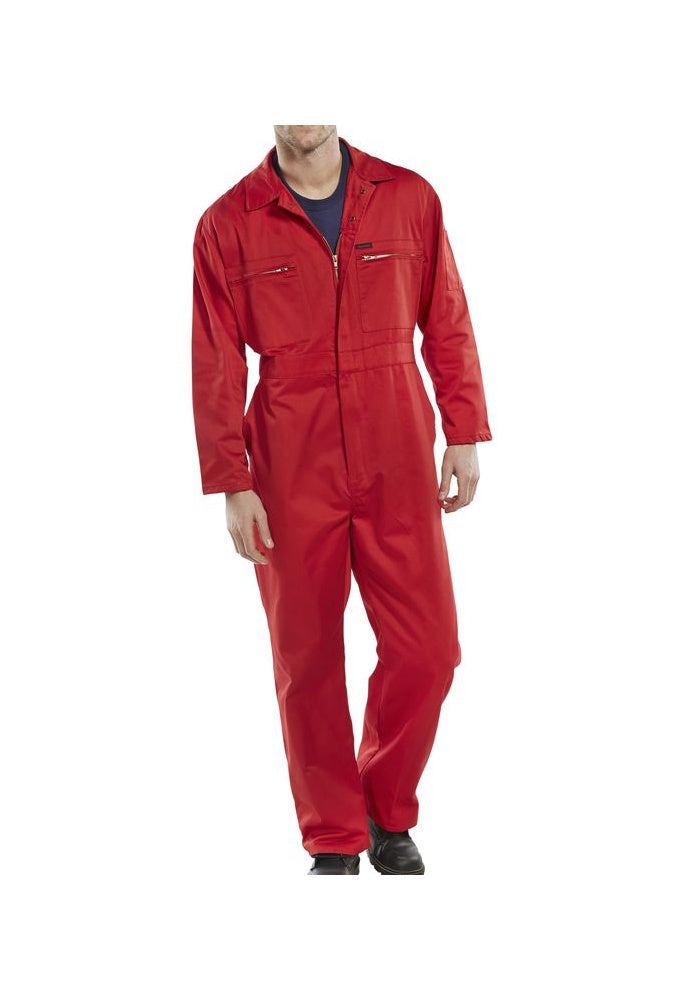 PCBSHW Beeswift Poly Cotton BoilerSuit With Kneepad Pockets (36 to 54 Chest) 5 COLOURS