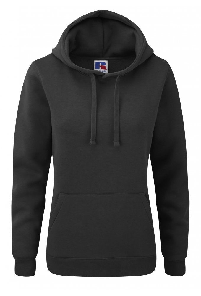 J265F Ladies Fit Medium Weight Hooded Sweatshirt (Xsmall to XLarge) 9 COLOURS