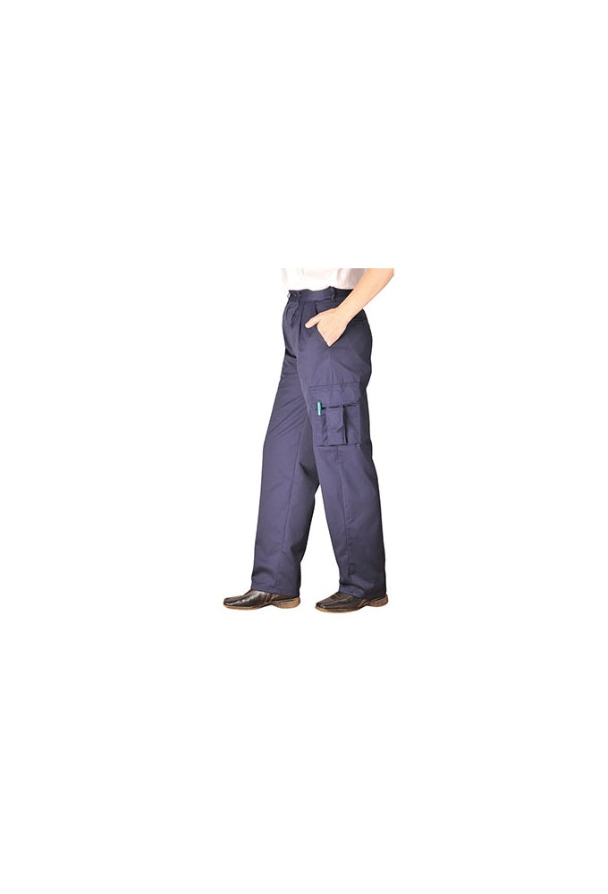 C099NAV Ladies Combat Trousers With Back Elastication Navy (XSmall to 3XLarge)