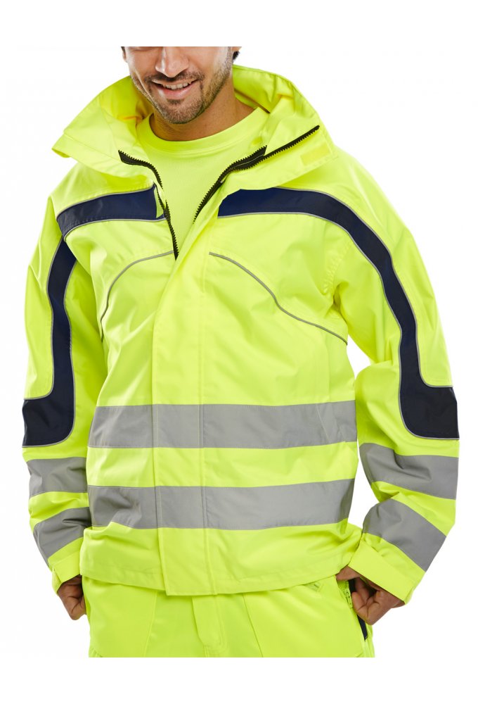 ET45 Eton Breathable Hi-Vis Soft Shell Jacket (Small To 5XL)