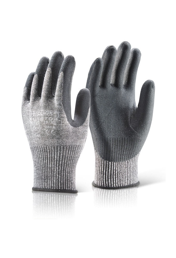 KS5 Beeswift Cut Level D Nitrile Palm Coated Gloves Size 7 to 11)