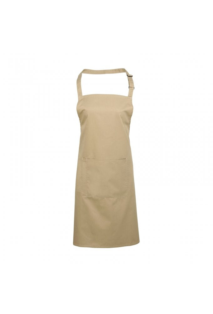 PR154 Bib Apron With Pockets (One Size) 21 Colours