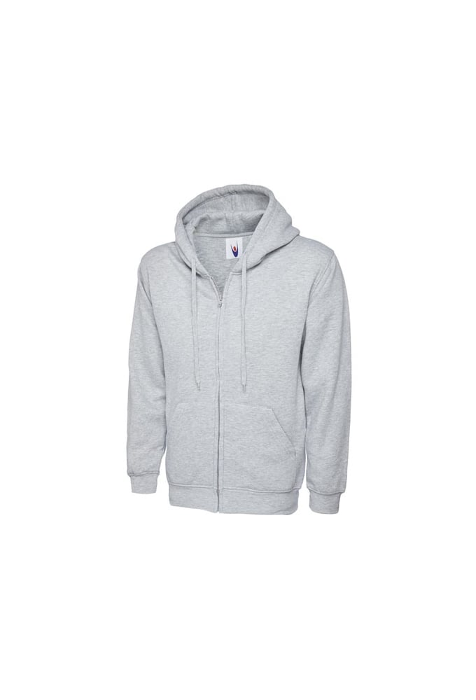 Uneek UC504 Classic Full Zip Hooded SweatShirt 50/50 pollycotton (Xsmall to 3Xlarge) 12 COLOURS