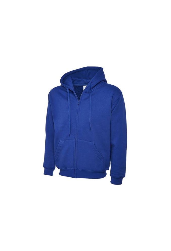 Uneek UC504 Classic Full Zip Hooded SweatShirt 50/50 pollycotton (Xsmall to 3Xlarge) 12 COLOURS