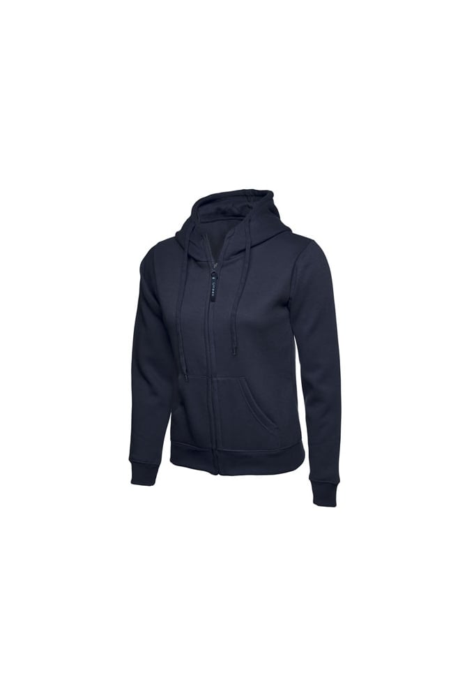 UC505 Ladies Classic Full Zip Hooded SweatShirt (XSmall to 3Xlarge) 11 COLOURS