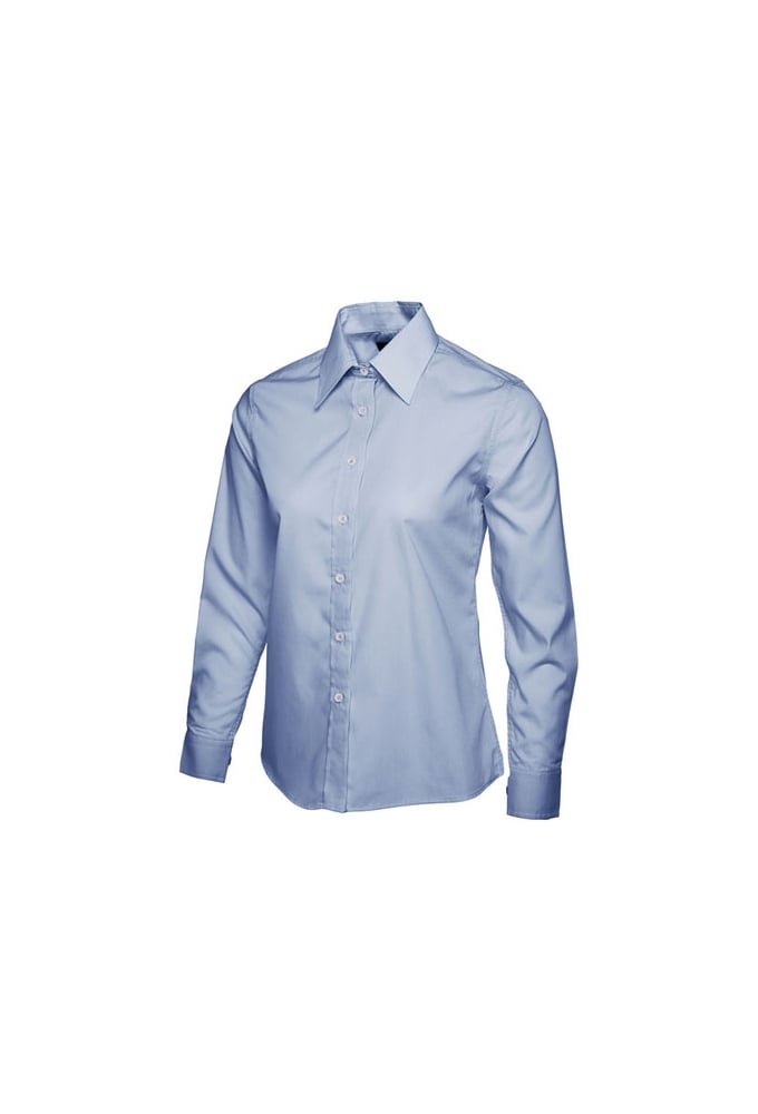 UC711 Ladies Poplin Full Sleeve Shirt (XS To 5XL) 9 COLOURS