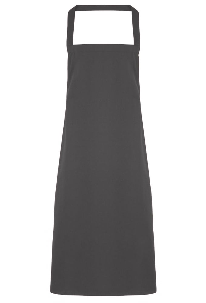 PR102 100% Cotton Organic Apron (No Pockets) ONE SIZE 11 Colours