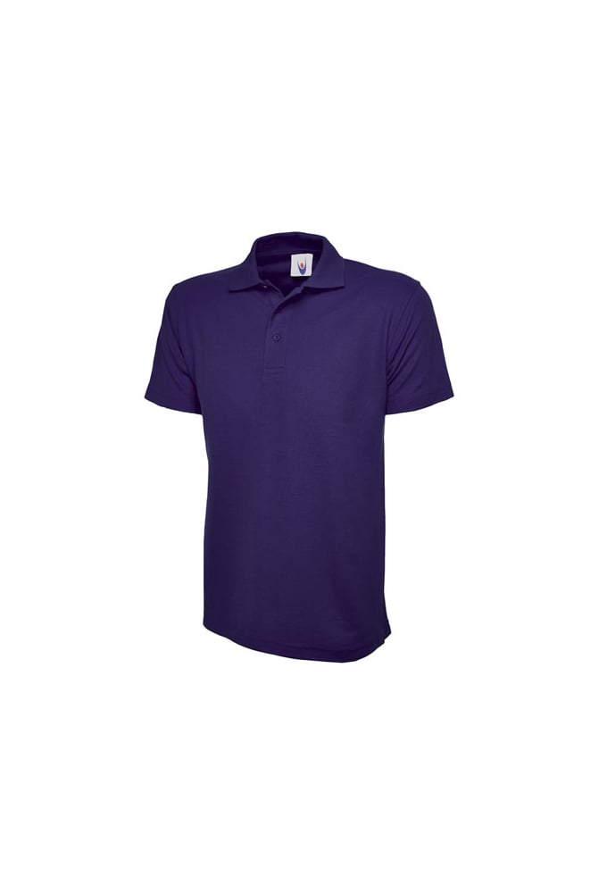 UC101 Uneek Classic Pique Polo Shirt 50/50 polycotton (XSmall To 6XL) 17 COLOURS