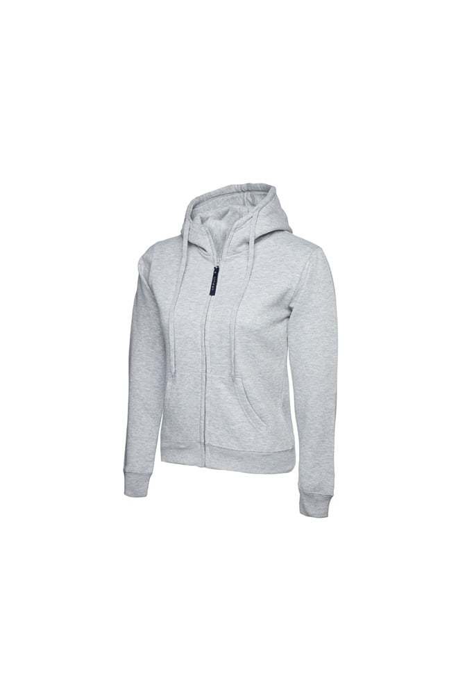 UC505 Ladies Classic Full Zip Hooded SweatShirt (XSmall to 3Xlarge) 11 COLOURS
