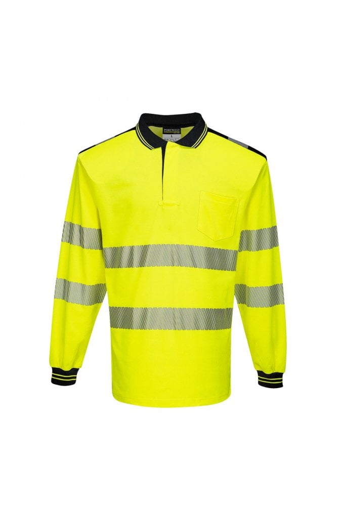 T184 - PW3 Hi-Vis Polo Shirt L/S (Small to 5XLarge) 4 COLOURS