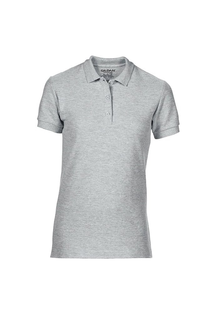 GD045 Gildan Ldies Fit Driblend Double Pique Polo (Small to 2XLarge) 11 COLOURS