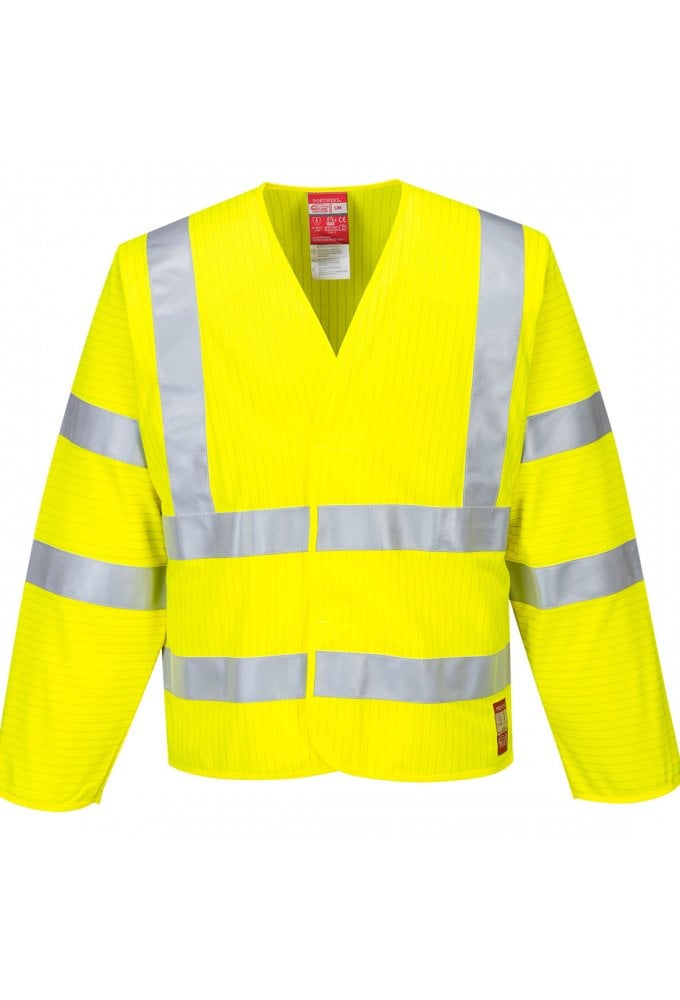 FR85 - Hi-Vis Anti Static Jacket - Flame Resistant