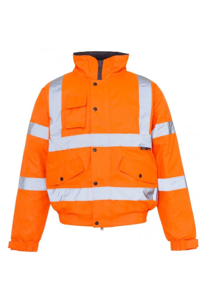 Supertouch Standard Hi Vis Bomber (Small to 4Xlarge) 2 COLOURS RIS 3279 TOM In Orange