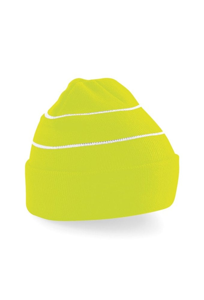 BC042 Enhanced-Vis Knitted Beanie 4 COLOURS