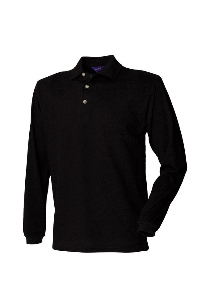 HB105 Long Sleeved Cotton Polo(Small to 2XLarge) 2 COLOURS