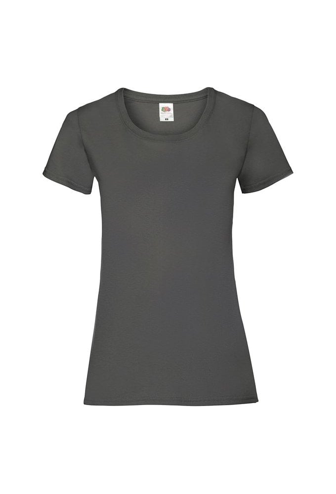 SS050 Ladies-Fit ValueWeight T-Shirt (XSmall To 2XL) 14 Colours