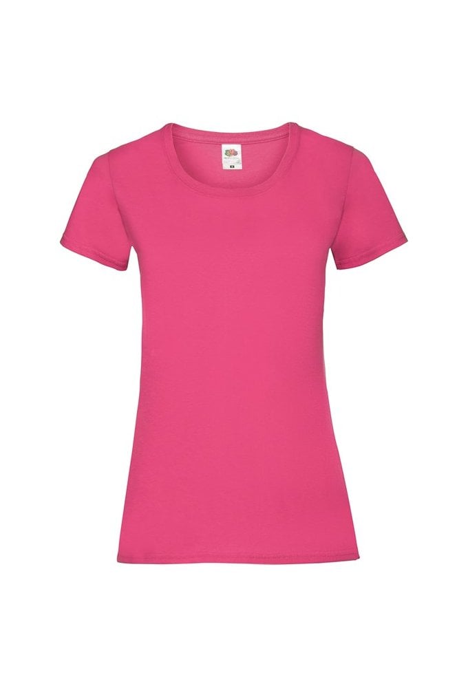 SS050 Ladies-Fit ValueWeight T-Shirt (XSmall To 2XL) 14 Colours