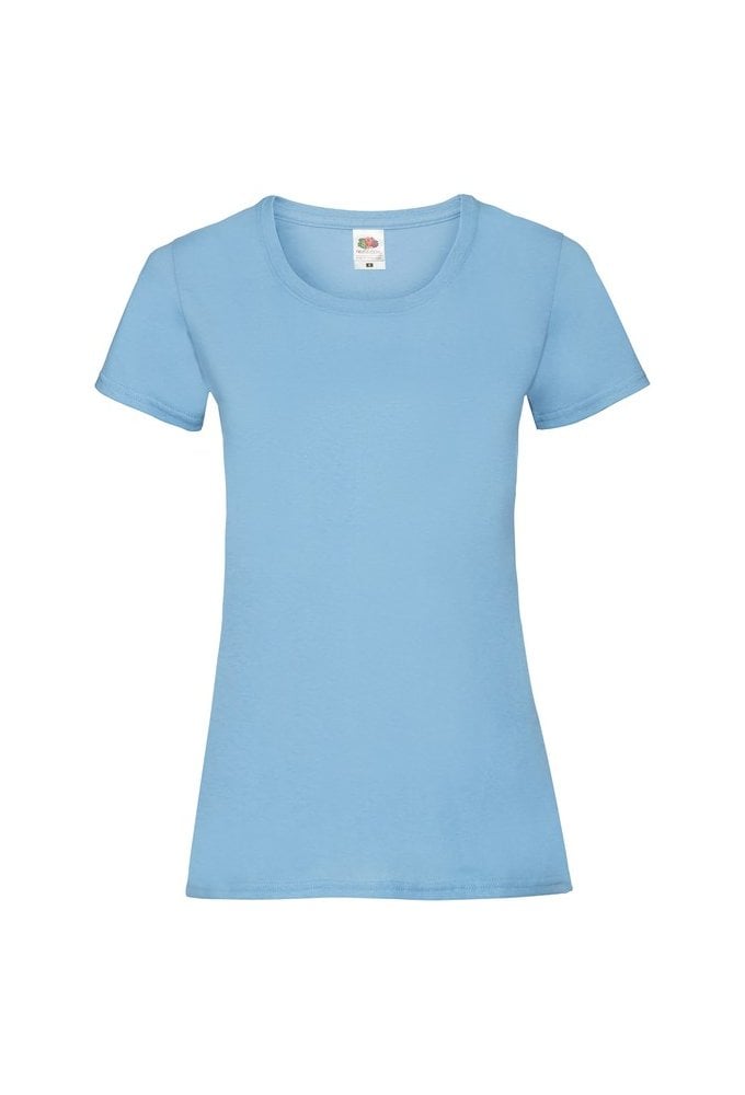 SS050 Ladies-Fit ValueWeight T-Shirt (XSmall To 2XL) 14 Colours