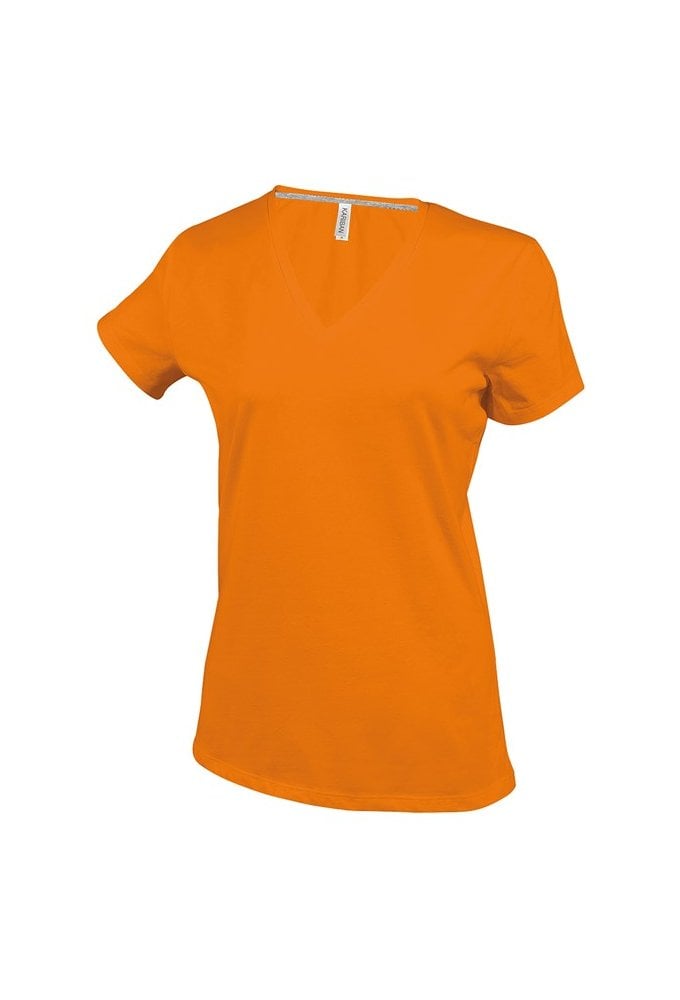 KB381 Women Short Sleeve V-Neck T-Shirt (Small To 3XL) 10 COLOURS