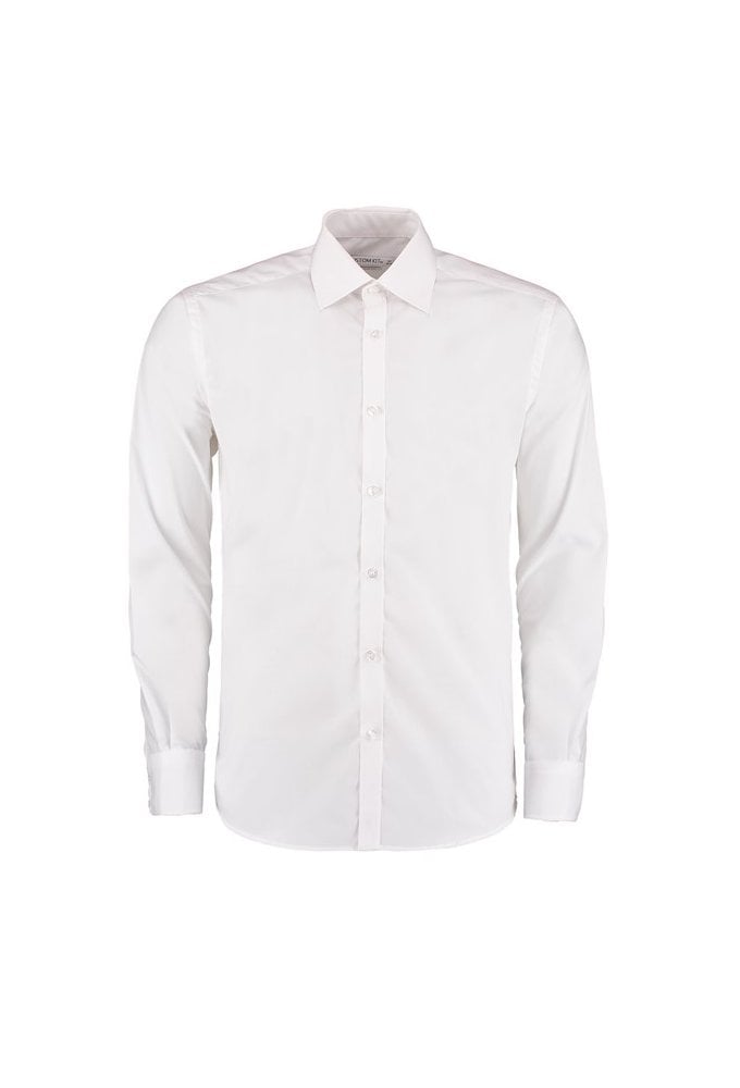 KK192 Slim Fit Business Long Sleeved Shirt (Collar Size 14.0 To 18.0) 3 COLOURS