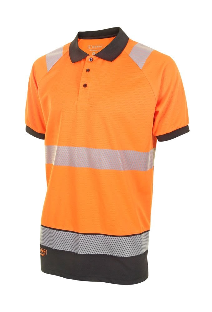 HVTT010 Hi Vis Two Tone Polo Shirt (Small to 4XLarge) 2 COLOURS