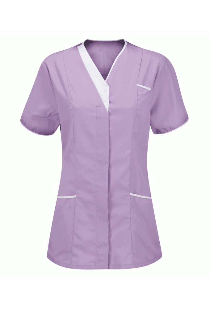 CHVLT1 LADIES V-NECK TUNIC 6 TO 32 (6 COLOURS)