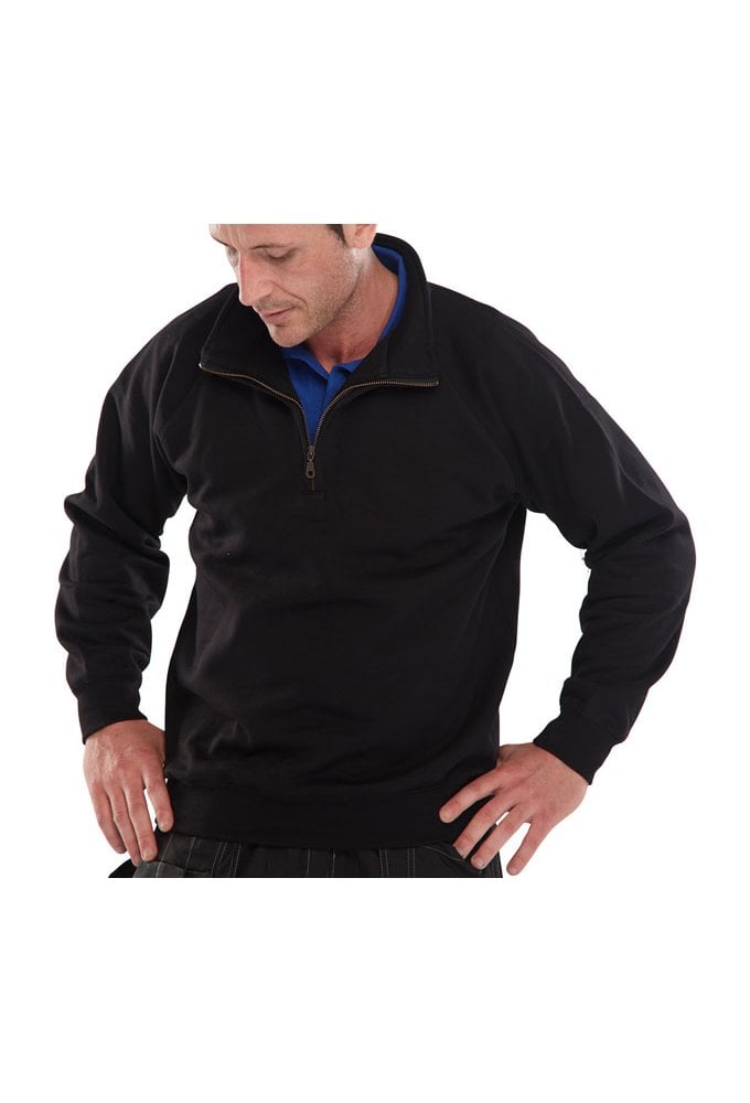 CLQZS Click Workwear 1/4 Zip SweatShirt (Xsmall to 6Xlarge) 2 COLOURS