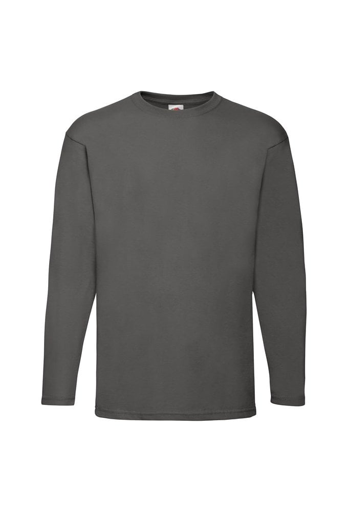 SS032 Valueweight Long Sleeve T-Shirt (Small To 2XL) 8 COLOURS