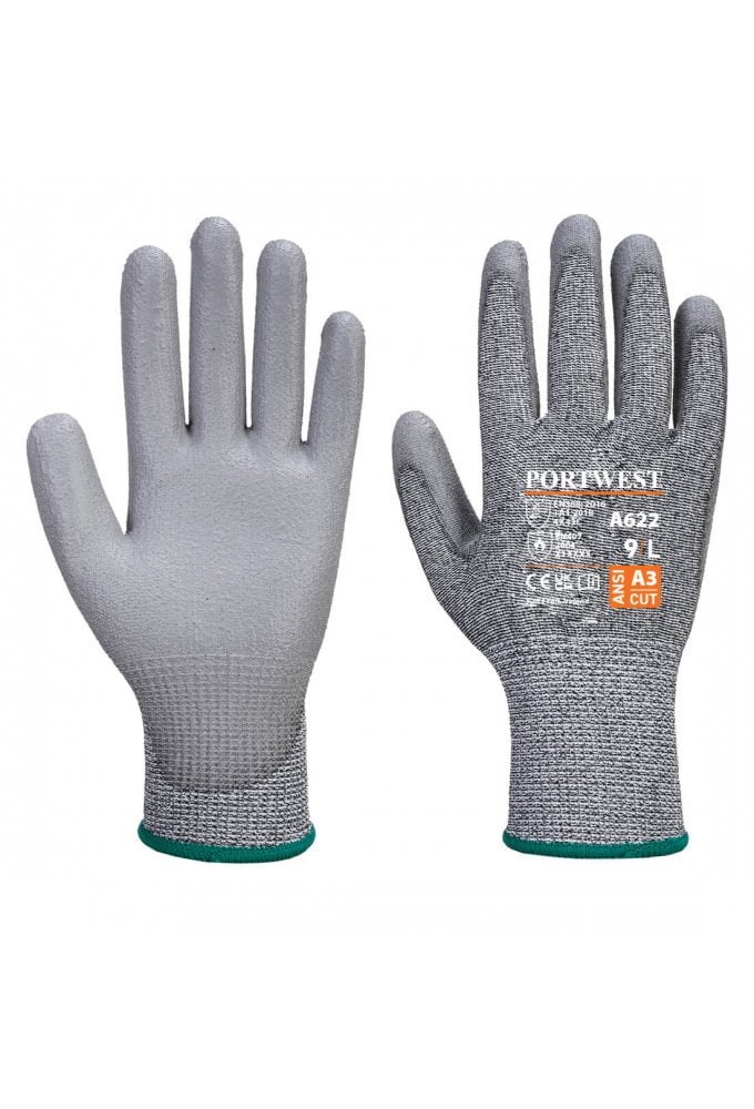 A622 - Portwest MR Cut PU Palm Glove Cut Level C