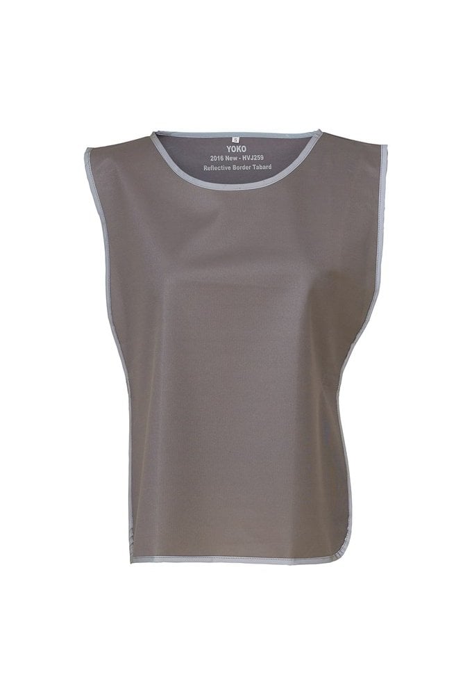 YK009 Hi-vis reflective border tabard (Child to 2XLarge / 3XLarge) 15 COLOURS