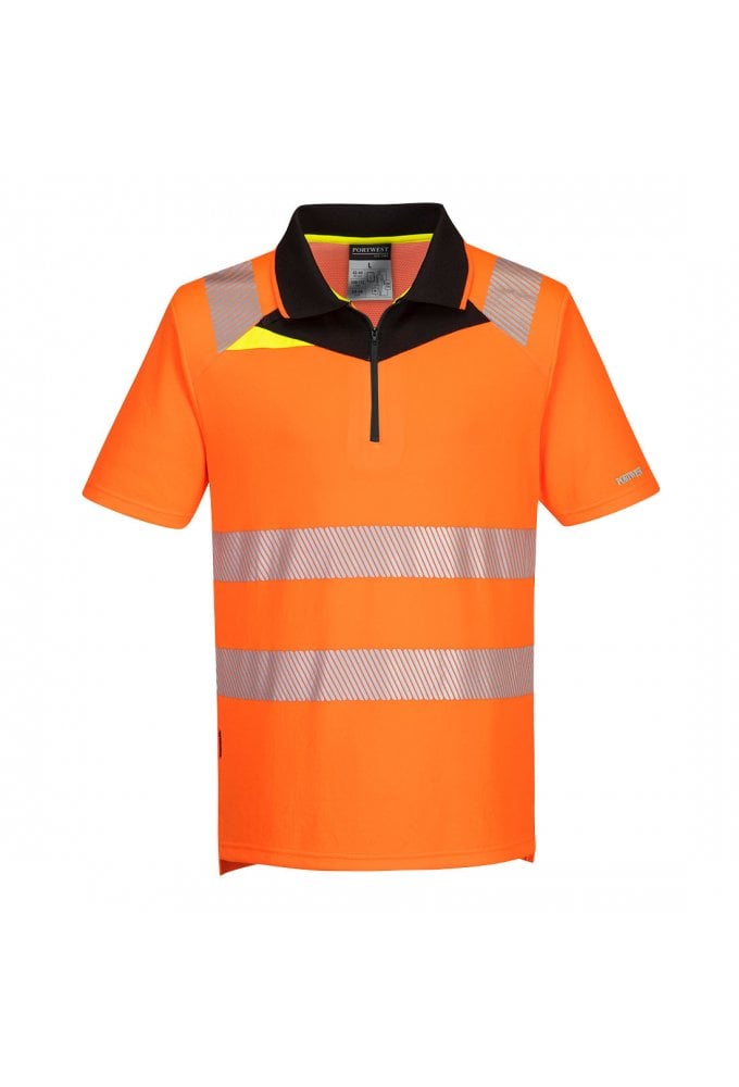 DX4 Portwest Hi-Vis Polo Shirt S/S - (Small - 4XL) 2 COLOURS
