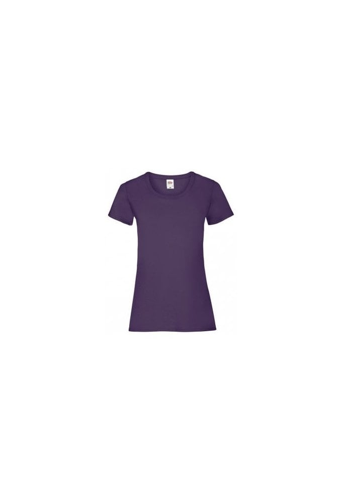 SS050 Ladies-Fit ValueWeight T-Shirt (XSmall To 2XL) 14 Colours
