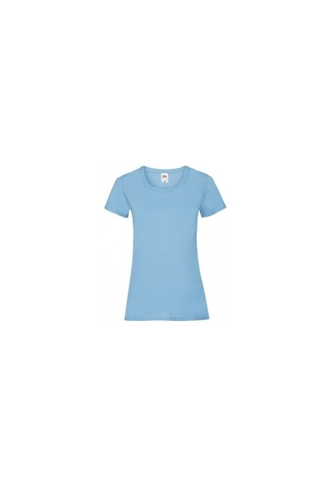 SS050 Ladies-Fit ValueWeight T-Shirt (XSmall To 2XL) 14 Colours