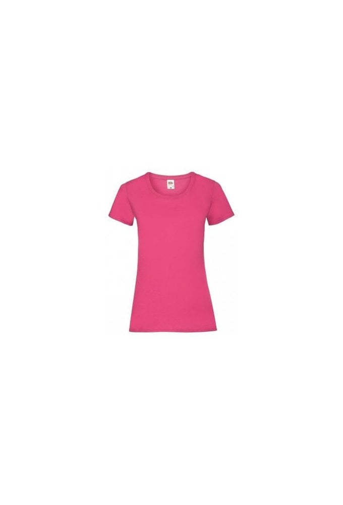 SS050 Ladies-Fit ValueWeight T-Shirt (XSmall To 2XL) 14 Colours