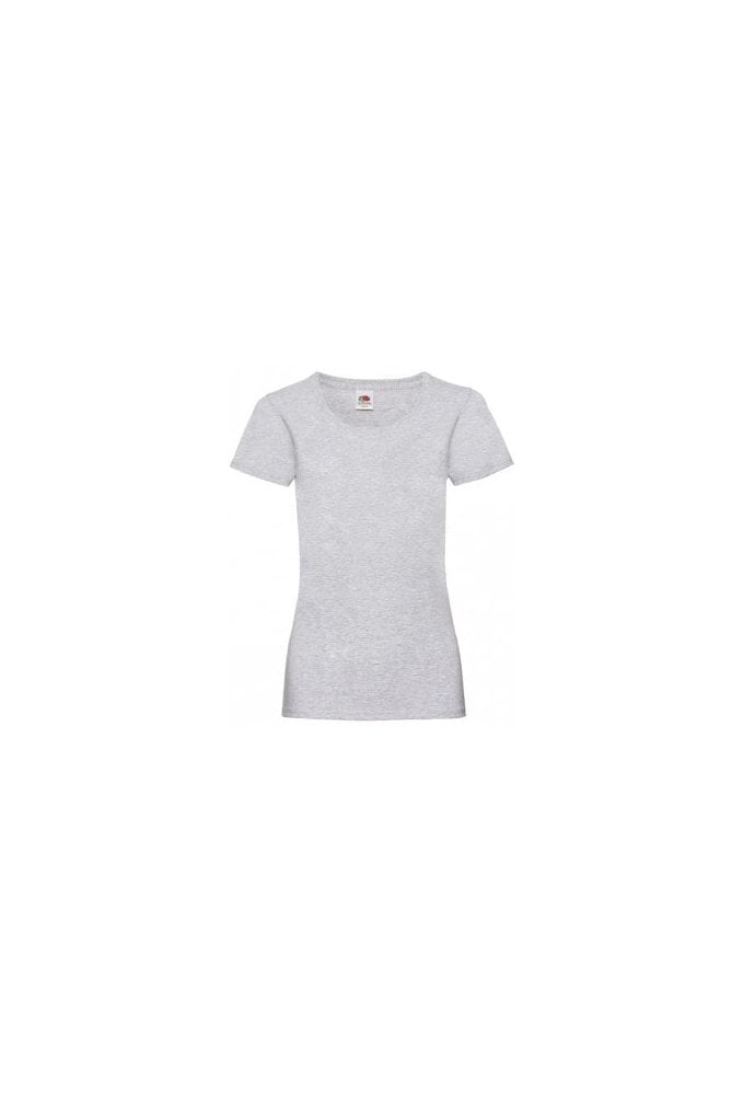 SS050 Ladies-Fit ValueWeight T-Shirt (XSmall To 2XL) 14 Colours